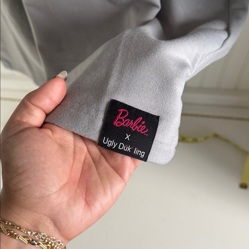 Barbie x The Ugly Duckling NWT Collab Gray Dress - Picture 3 of 8